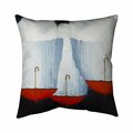Fondo 20 x 20 in. Upside Down Umbrellas-Double Sided Print Indoor Pillow FO2772183